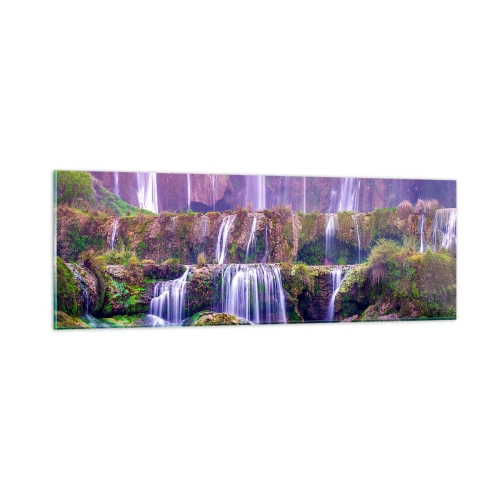 Impression sur verre - Image sur verre - Escalier vers le ciel - 90x30 cm