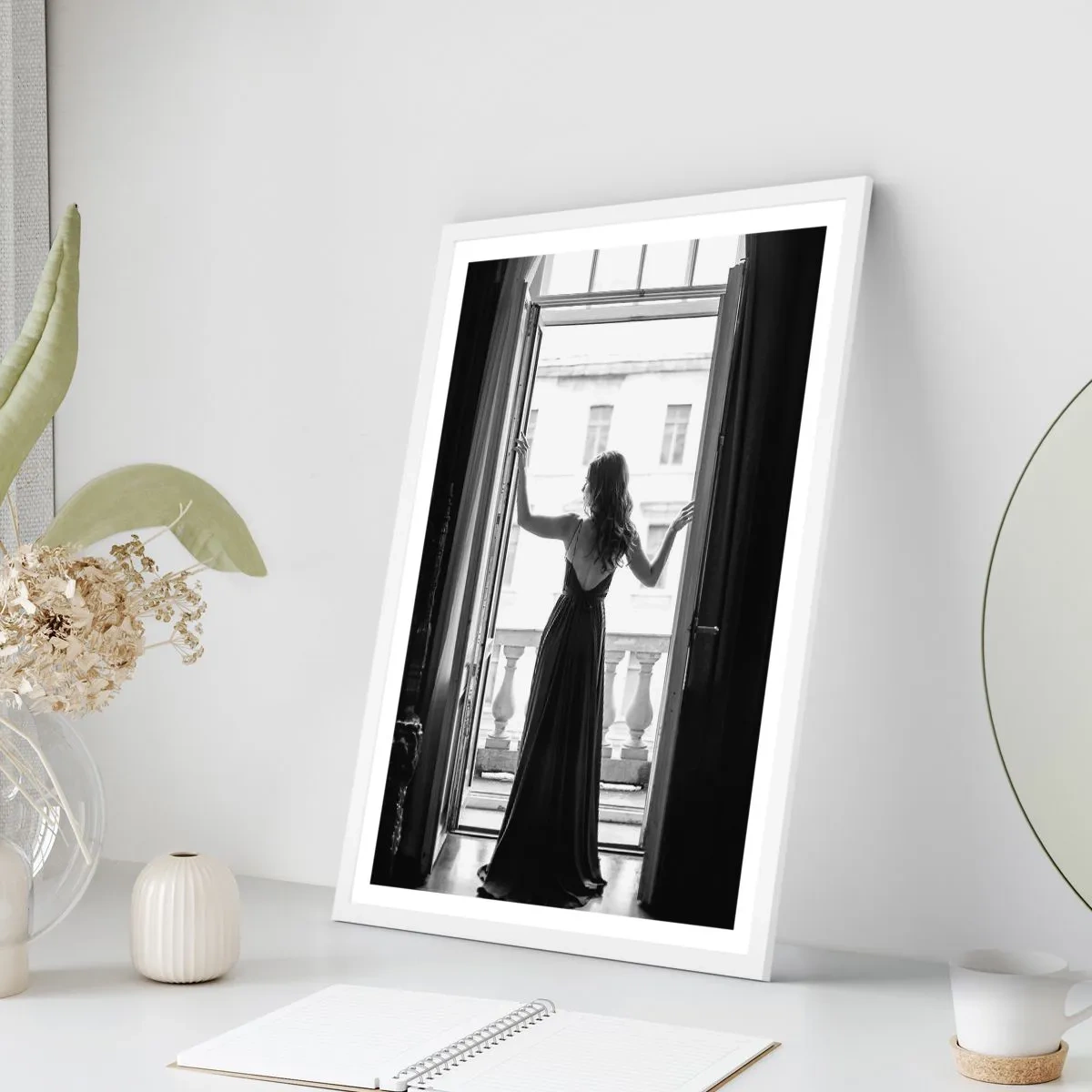 Affiche dans un cadre blanc - Poster - Dans plusieurs style - 50x70 cm