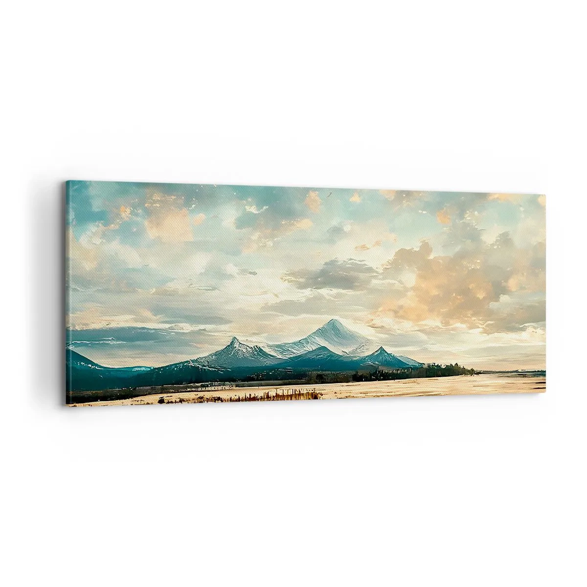 Impression sur toile - Image sur toile - Sous la protection du ciel - 100x40 cm