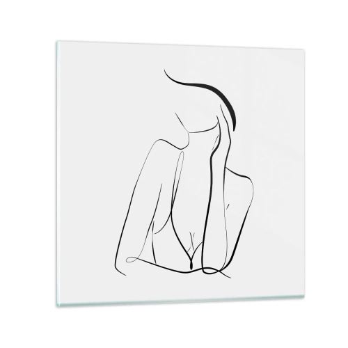 Impression sur verre - Image sur verre - Sur les vague d'un rêve - 30x30 cm