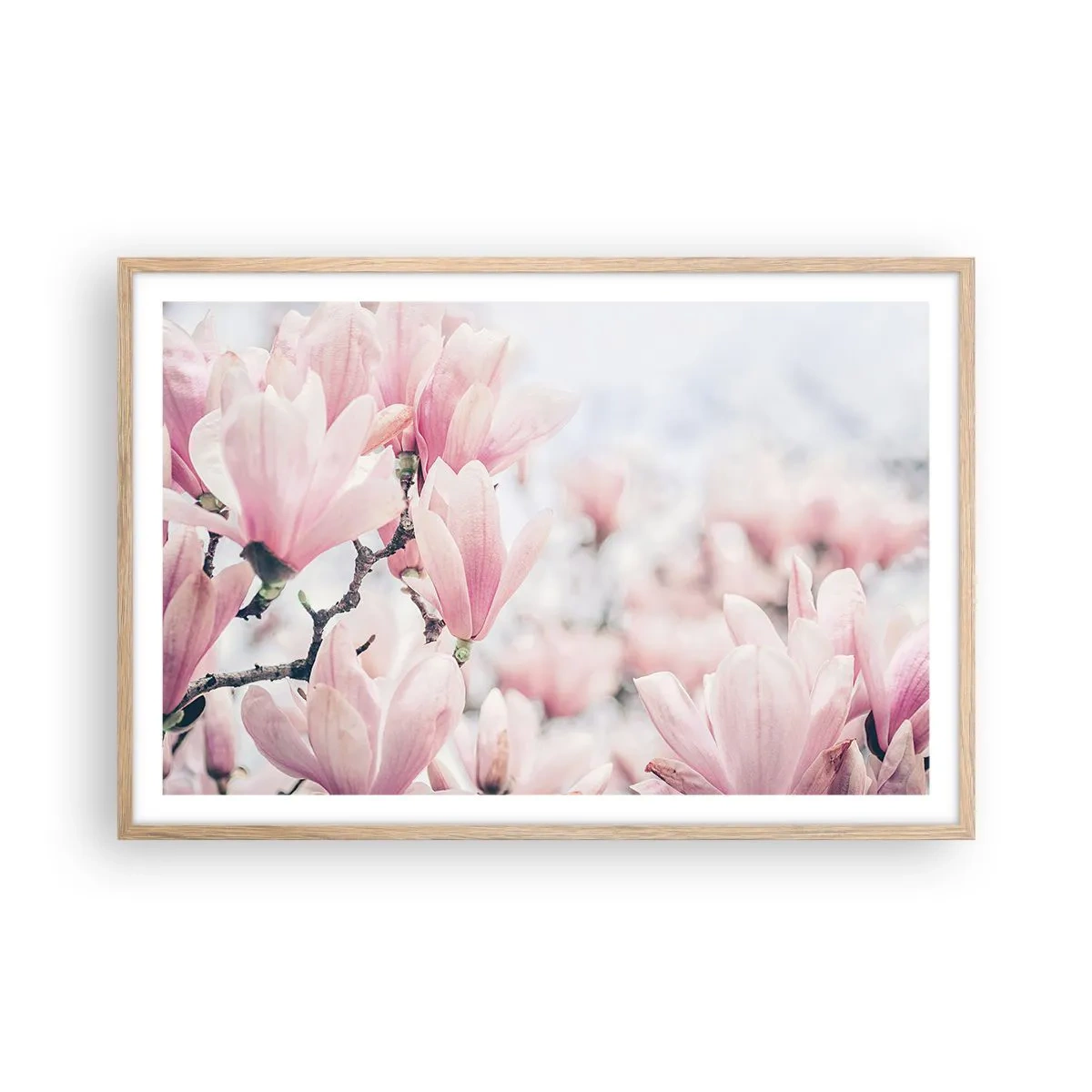 Affiche dans un chêne clair - Poster - Idéal de la subtilité - 91x61 cm