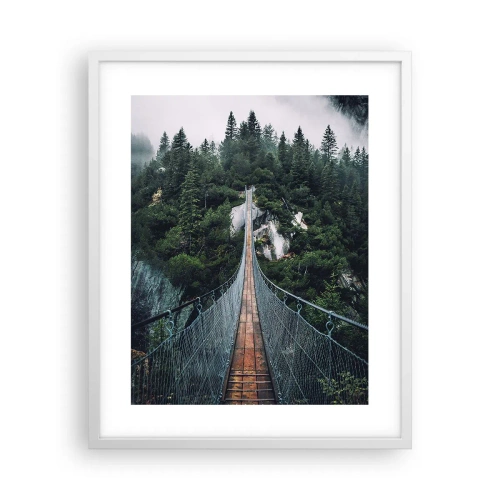 Affiche dans un cadre blanc - Poster - Uniquement pour les aigles - 40x50 cm