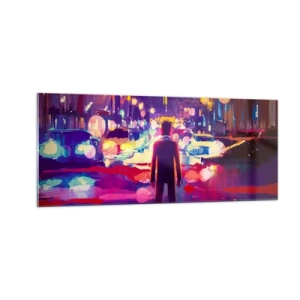 Impression sur verre - Image sur verre - Immergé dans la lumière - 100x40 cm