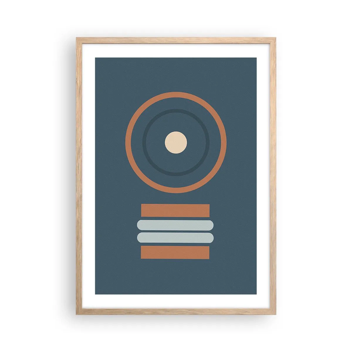 Affiche dans un chêne clair - Poster - Essence des choses - 50x70 cm