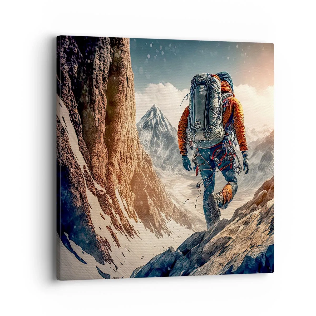 Impression sur toile - Image sur toile - Guerrier solitaire - 40x40 cm