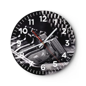 Horloge murale - Pendule murale - Sport masculin - 40x40 cm