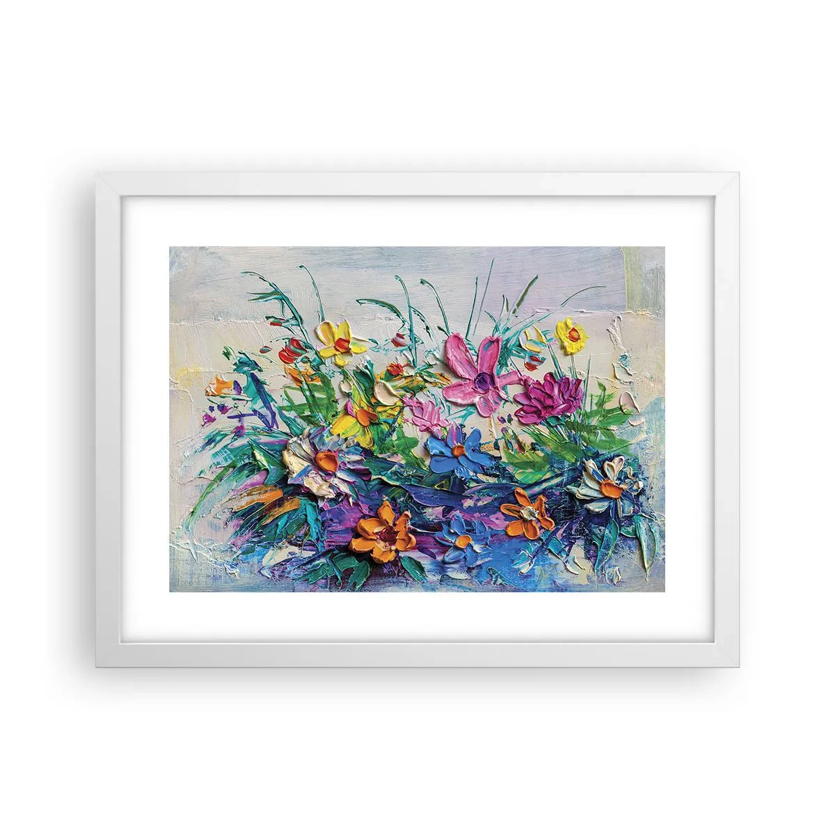 Affiche dans un cadre blanc - Poster - Absolument pas une nature morte - 40x30 cm