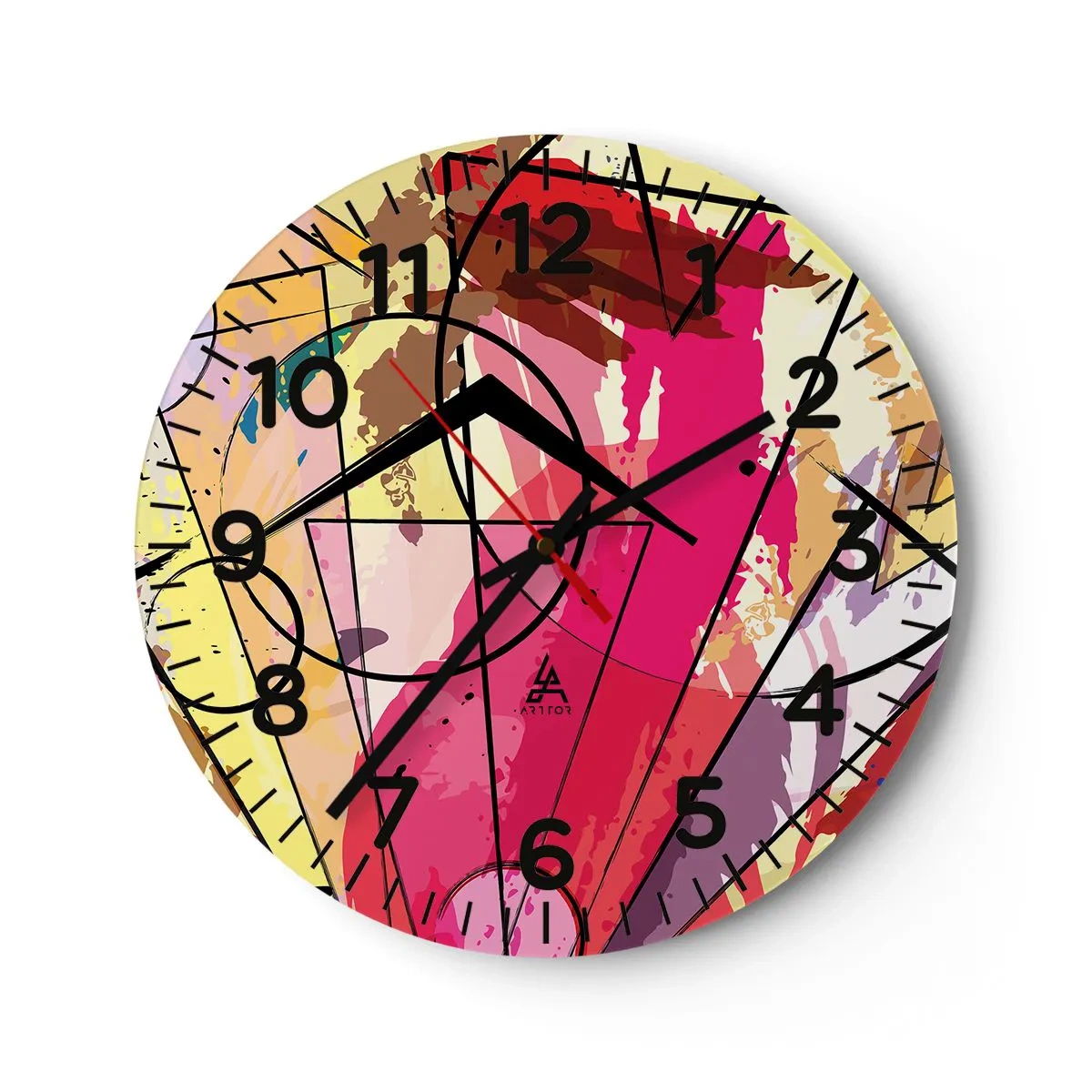 Horloge murale - Pendule murale - Explosion - 30x30 cm