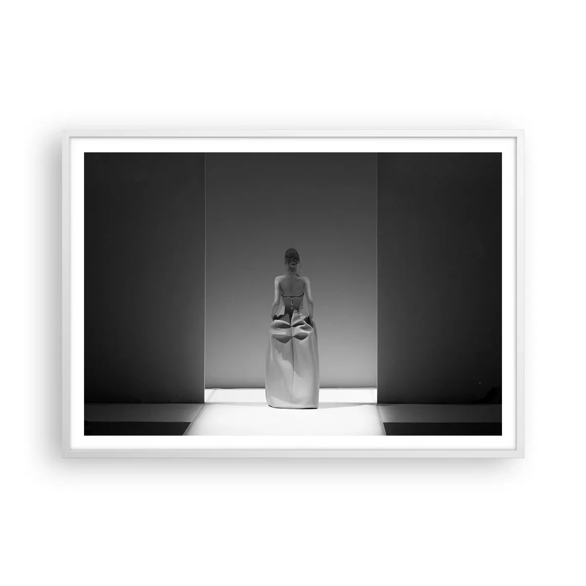 Affiche dans un cadre blanc - Poster - Simplicité raffinée - 100x70 cm