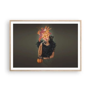 Affiche dans un chêne clair - Poster - Sort de sorcière - 100x70 cm