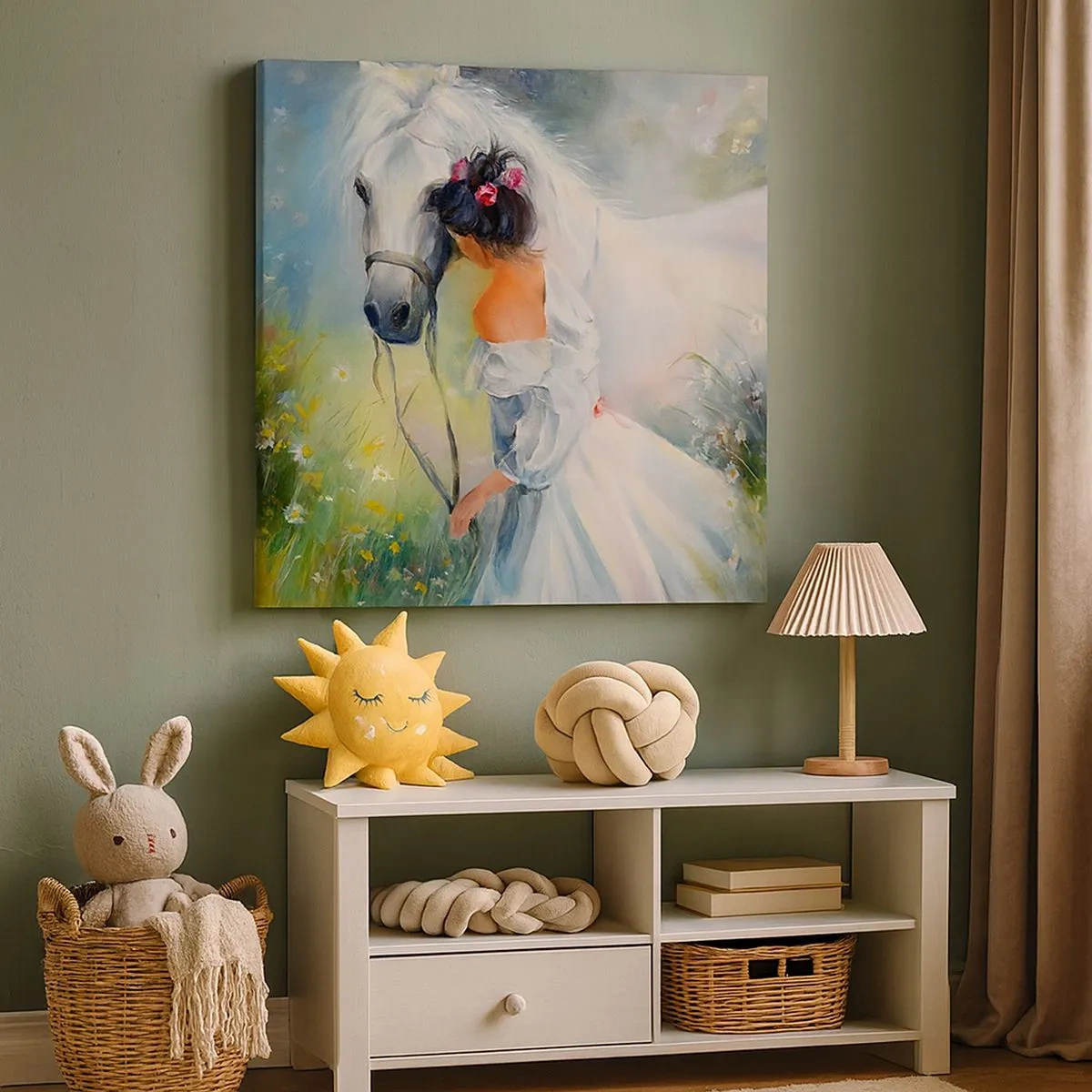 Impression sur toile - Image sur toile - Comme dans un beau rêve - 30x30 cm