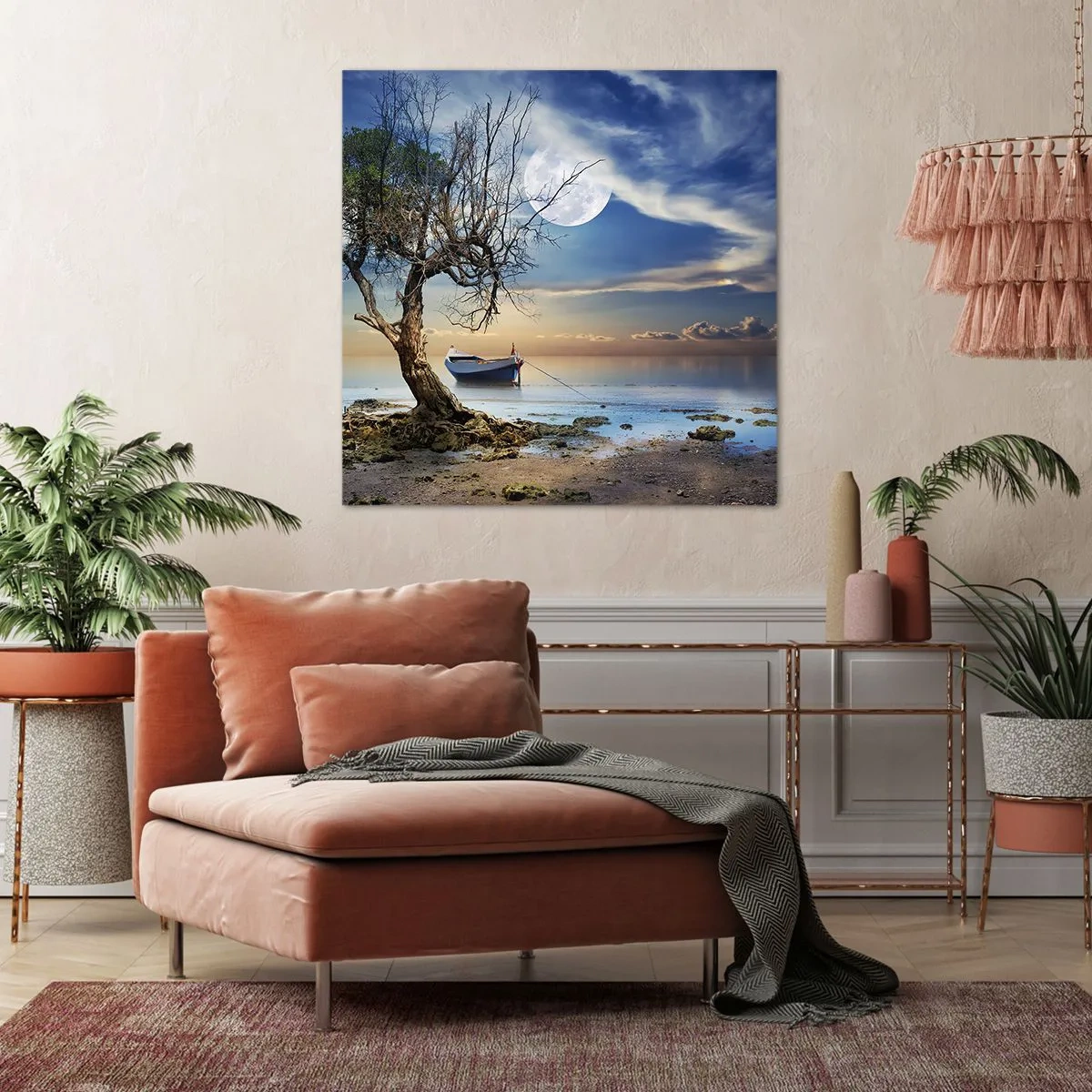Impression sur toile - Image sur toile - Est-ce la fin ou le début ? - 40x40 cm
