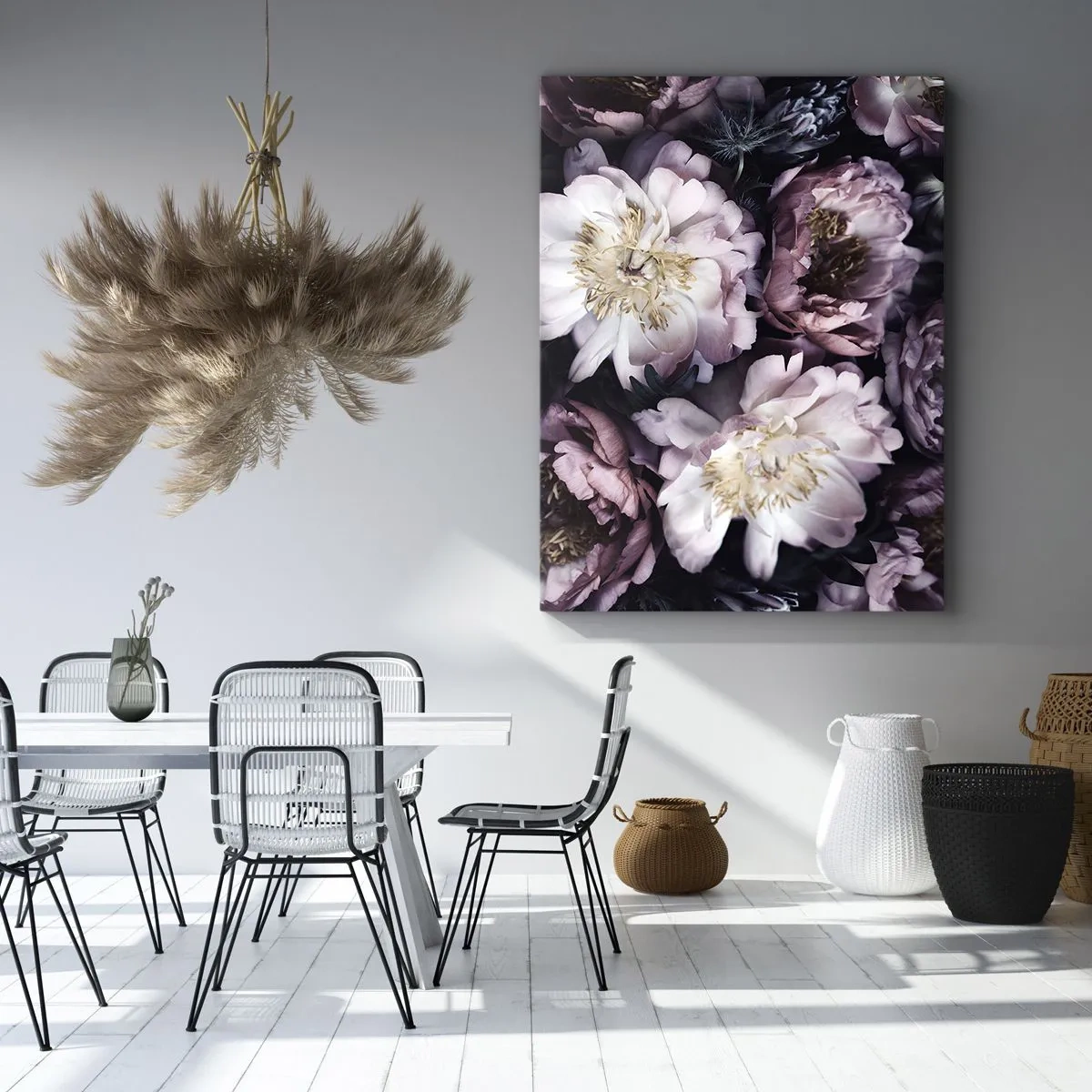 Impression sur toile - Image sur toile - Bouquet à l'ancienne - 55x100 cm
