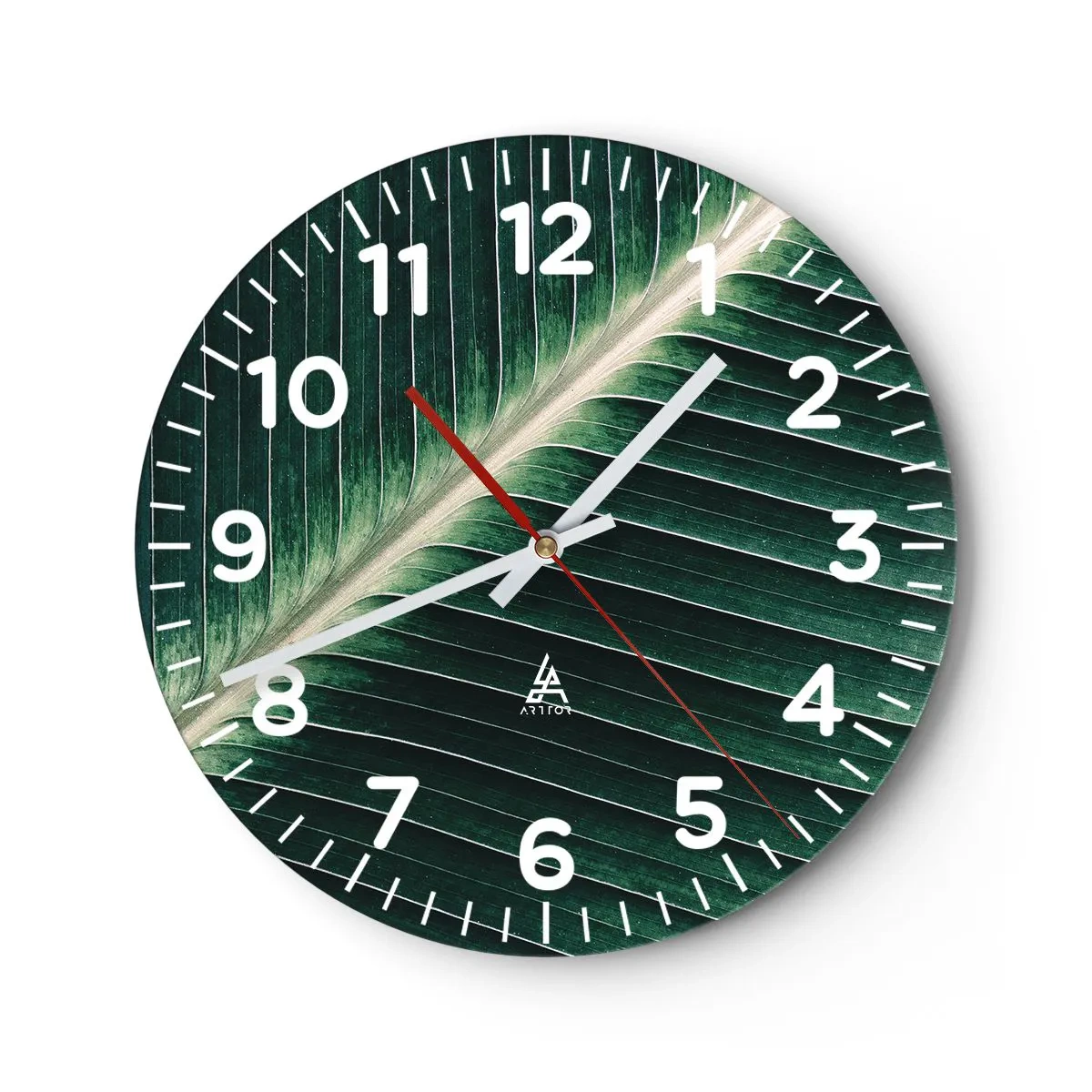 Horloge murale - Pendule murale - Le rythme de la nature - 30x30 cm