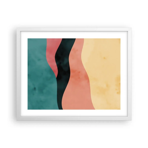 Affiche dans un cadre blanc - Poster - Conformité non-conforme - 50x40 cm