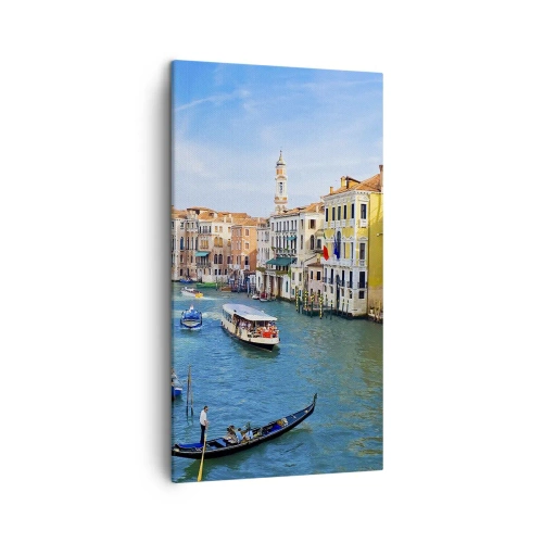 Impression sur toile - Image sur toile - Trafic de rue unique au monde - 45x80 cm