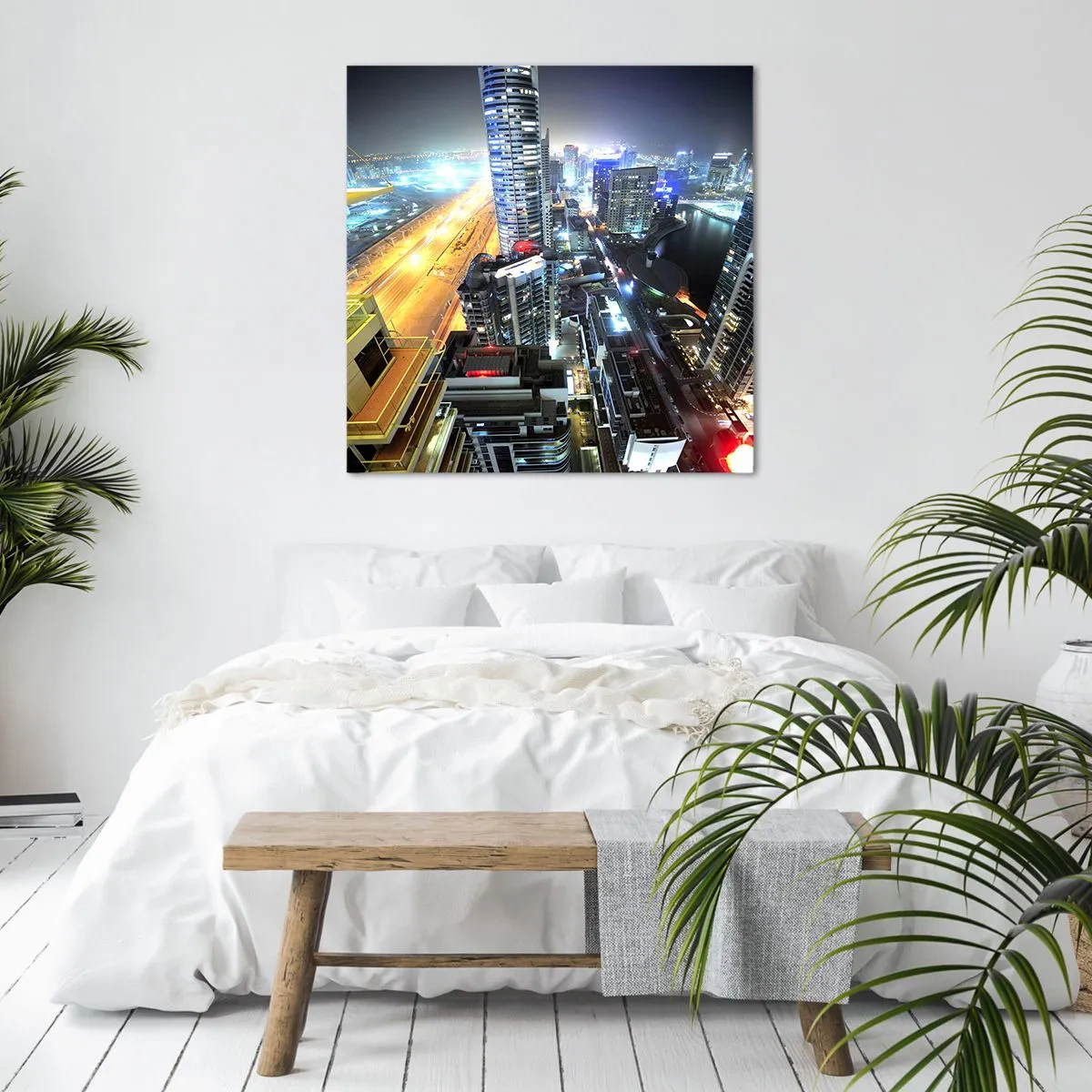 Impression sur toile - Image sur toile - Un miracle dans le désert - 60x60 cm