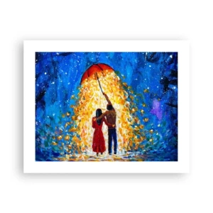 Affiche - Poster - La magie d'une soirée pluvieuse ? - 50x40 cm