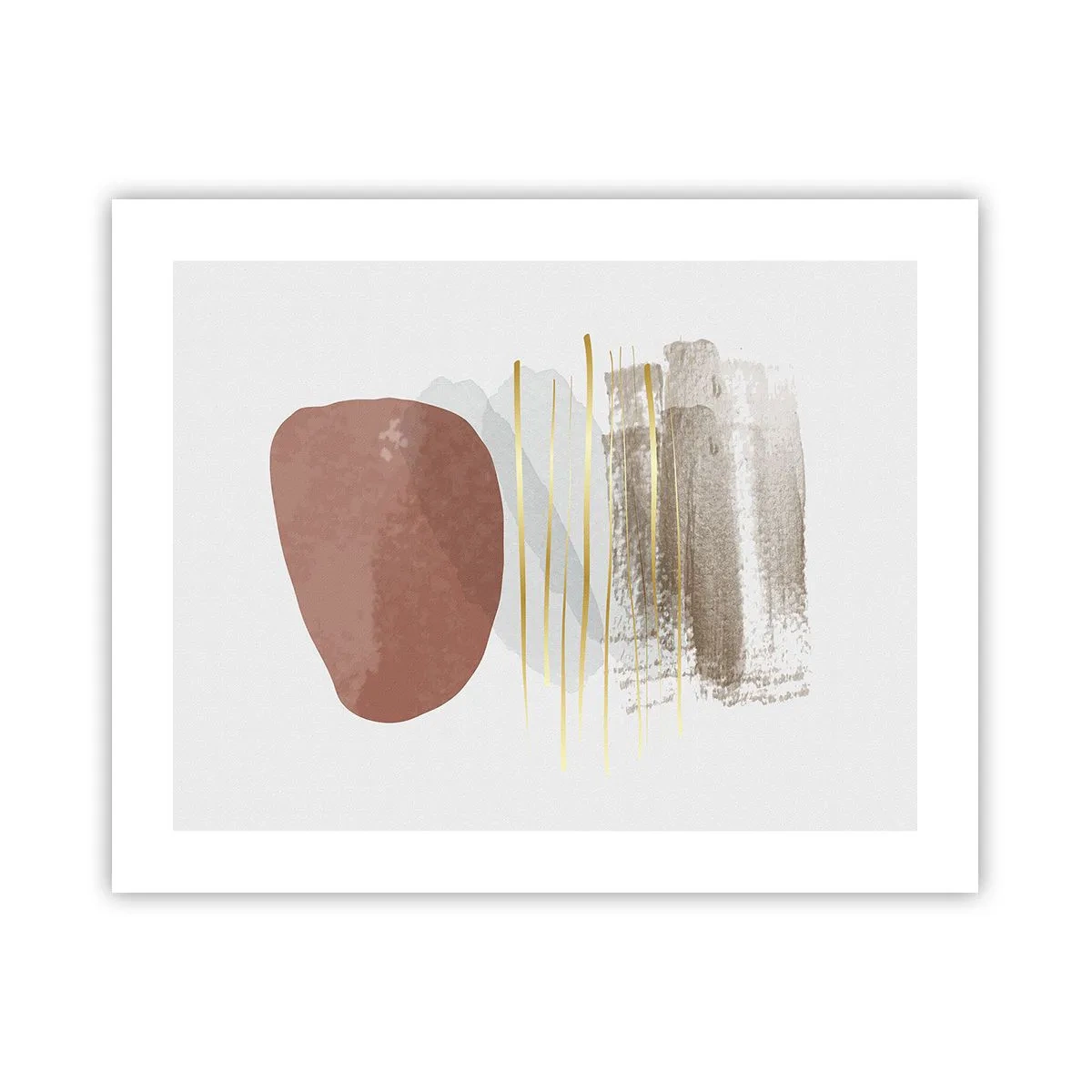 Affiche - Poster - Colonnade abstraite - 50x40 cm