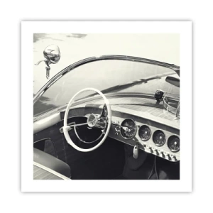 Affiche - Poster - Temps pour riche - 50x50 cm