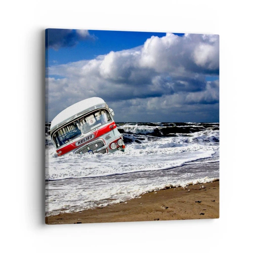 Impression sur toile - Image sur toile - Et qu'est-ce qui vous étonne ? - 40x40 cm