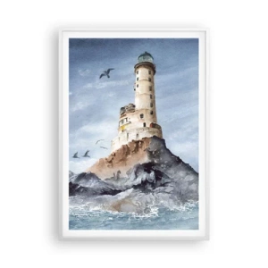 Affiche dans un cadre blanc - Poster - Invincible - 70x100 cm