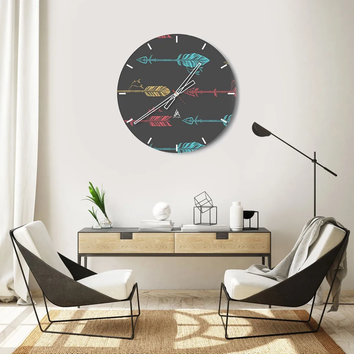 Horloge murale - Pendule murale - Dans l'ordonnance - 30x30 cm