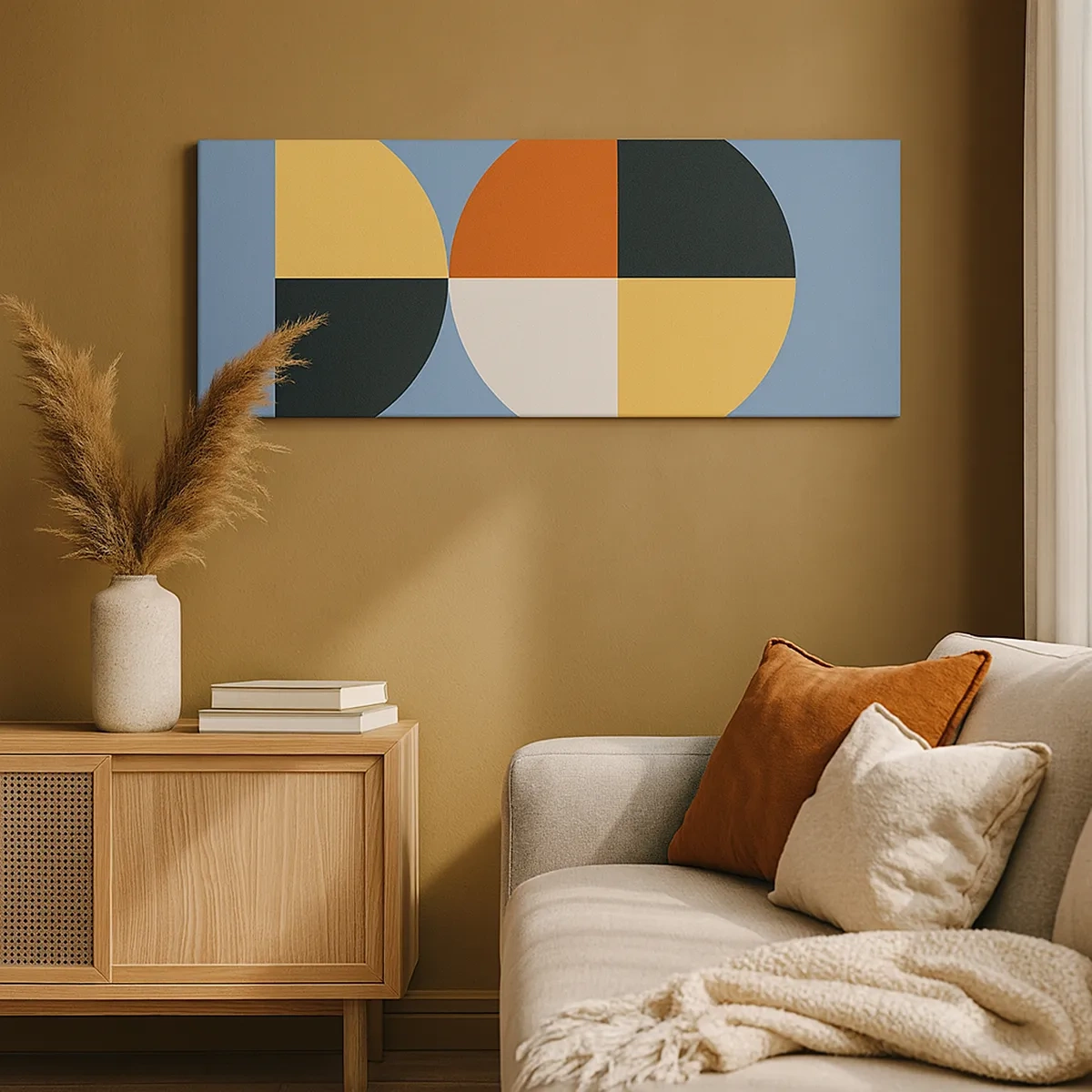 Impression sur toile - Image sur toile - Regarde et compte - 30x30 cm