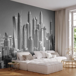 Papier peint sur mesure Premium Canvas - Ville sur le désert - Architecture, Ville, Dubai