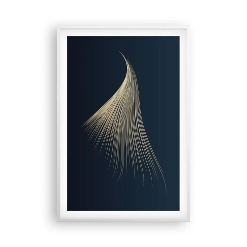 Affiche dans un cadre blanc - Poster - Comme les cheveux d'un ange - 61x91 cm