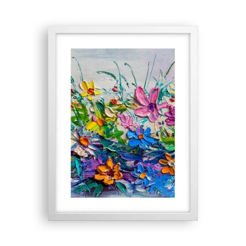 Affiche dans un cadre blanc - Poster - Absolument pas une nature morte - 30x40 cm