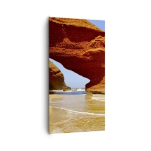 Impression sur toile - Image sur toile - L'eau et le vent depuis des milliers d'années - 65x120 cm