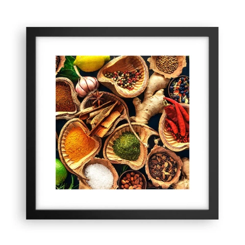 Affiche dans un cadre noir - Poster - Prends ce que tu veux - 30x30 cm