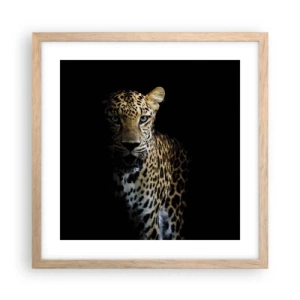 Affiche dans un chêne clair - Poster - Beauté sombre - 40x40 cm