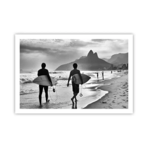 Affiche - Poster - Samba sur une vague - 91x61 cm