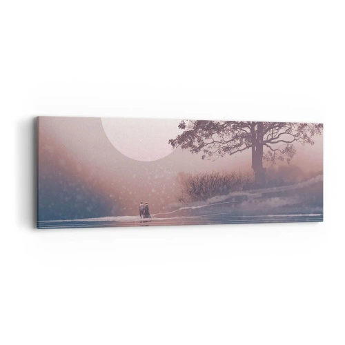 Impression sur toile - Image sur toile - Merveilles de la nuit - 90x30 cm