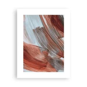 Affiche - Poster - Abstraction venteuse et automnale - 30x40 cm