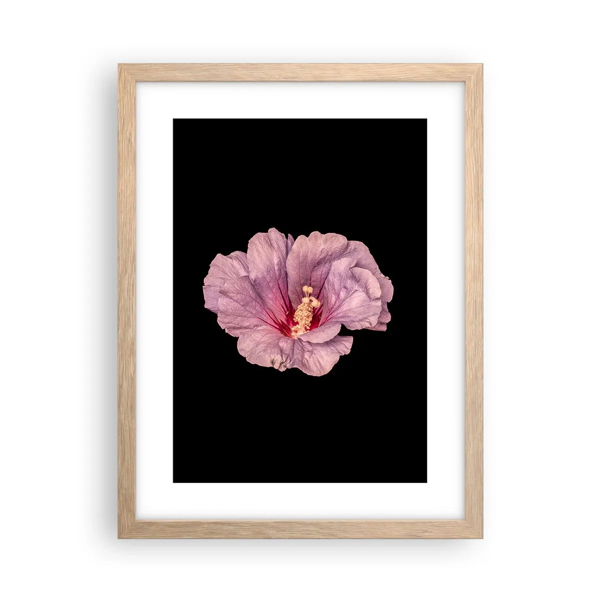 Affiche dans un chêne clair - Poster - Directement au coeur - 30x40 cm