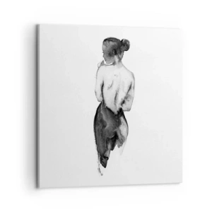 Impression sur toile - Image sur toile - Auprès d'elle, le monde disparaît - 60x60 cm