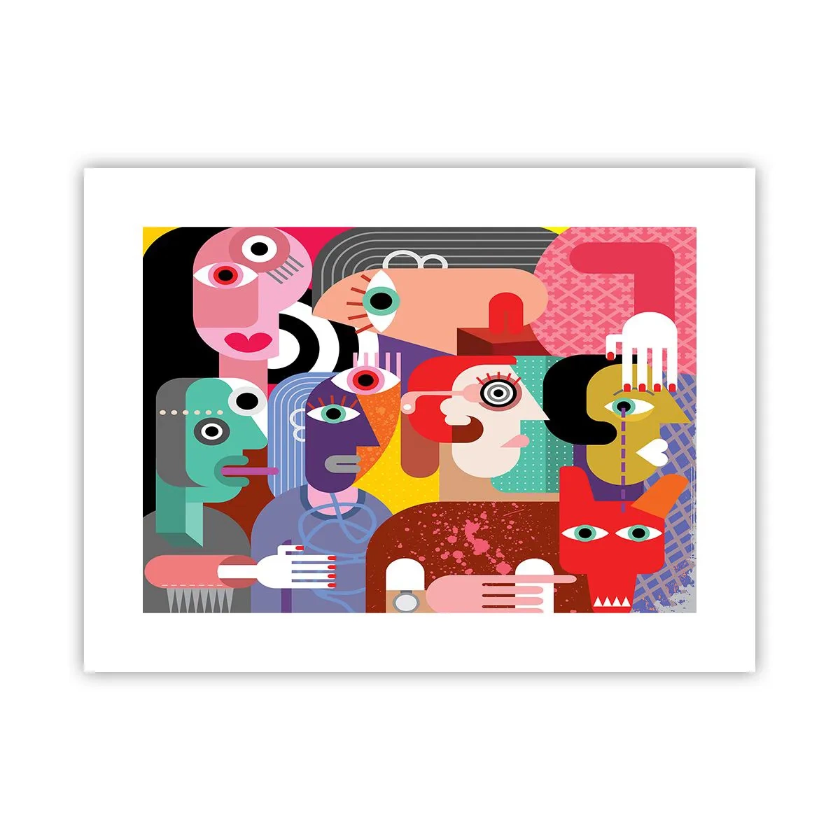 Affiche - Poster - Nous par M. Picasso - 40x30 cm