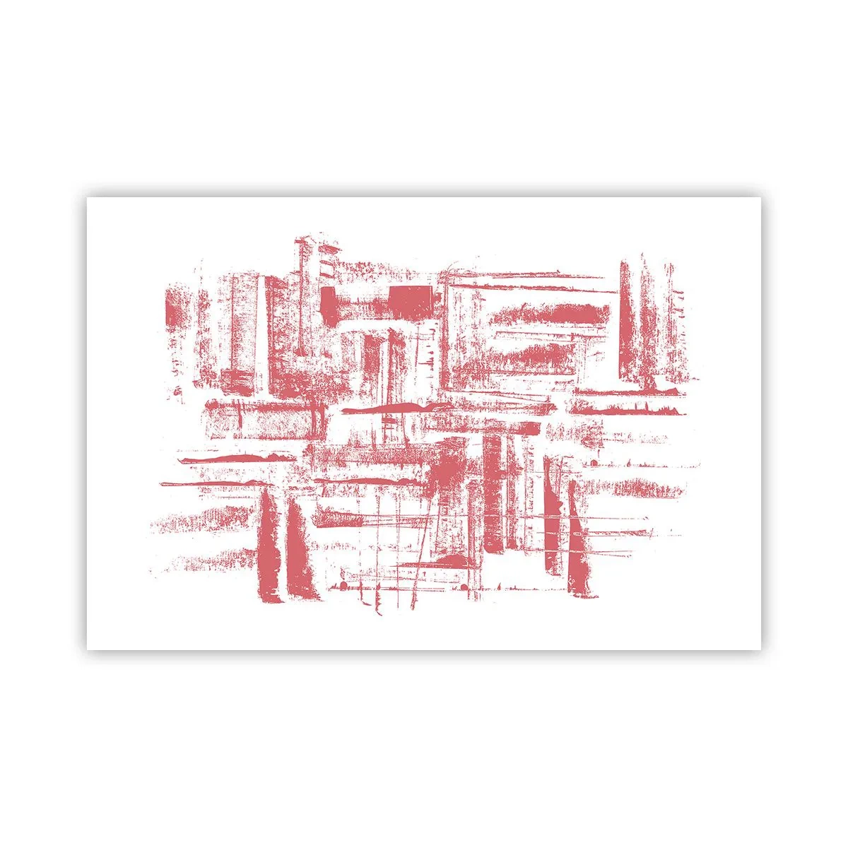 Affiche - Poster - La ville rouge - 91x61 cm