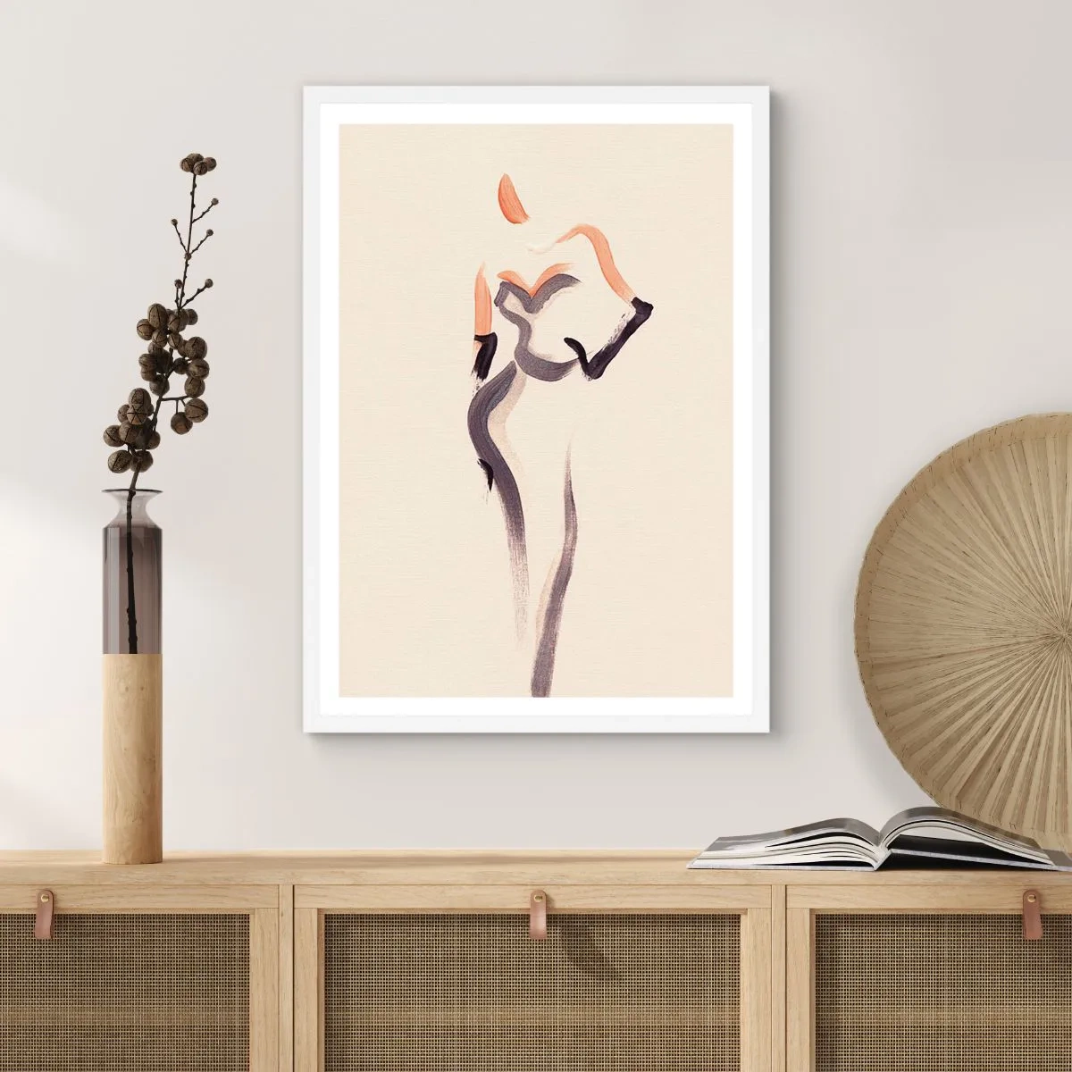 Affiche dans un cadre blanc - Poster - Des années d'or d'Hollywood - 30x40 cm