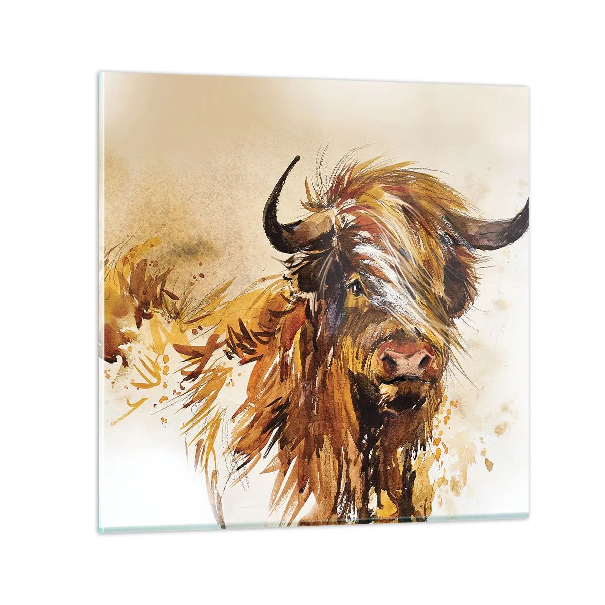 Impression sur verre - Image sur verre - Fierté du chasseur - 30x30 cm