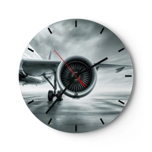 Horloge murale - Pendule murale - Sent la force! - 40x40 cm