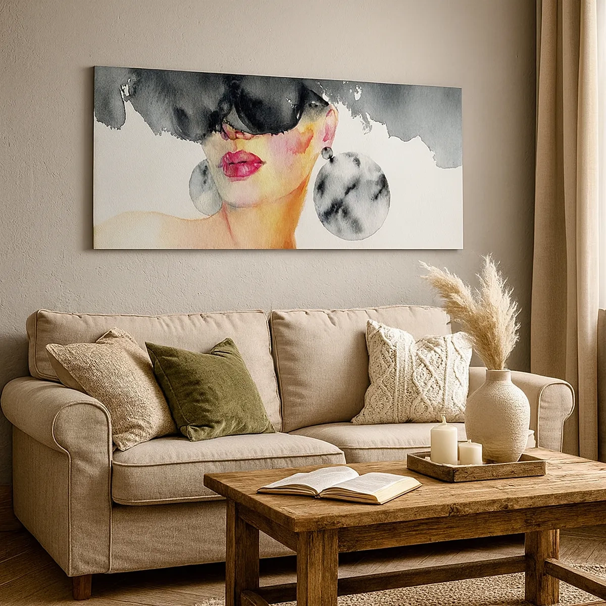 Impression sur toile - Image sur toile - Secret de l'élégance - 30x30 cm