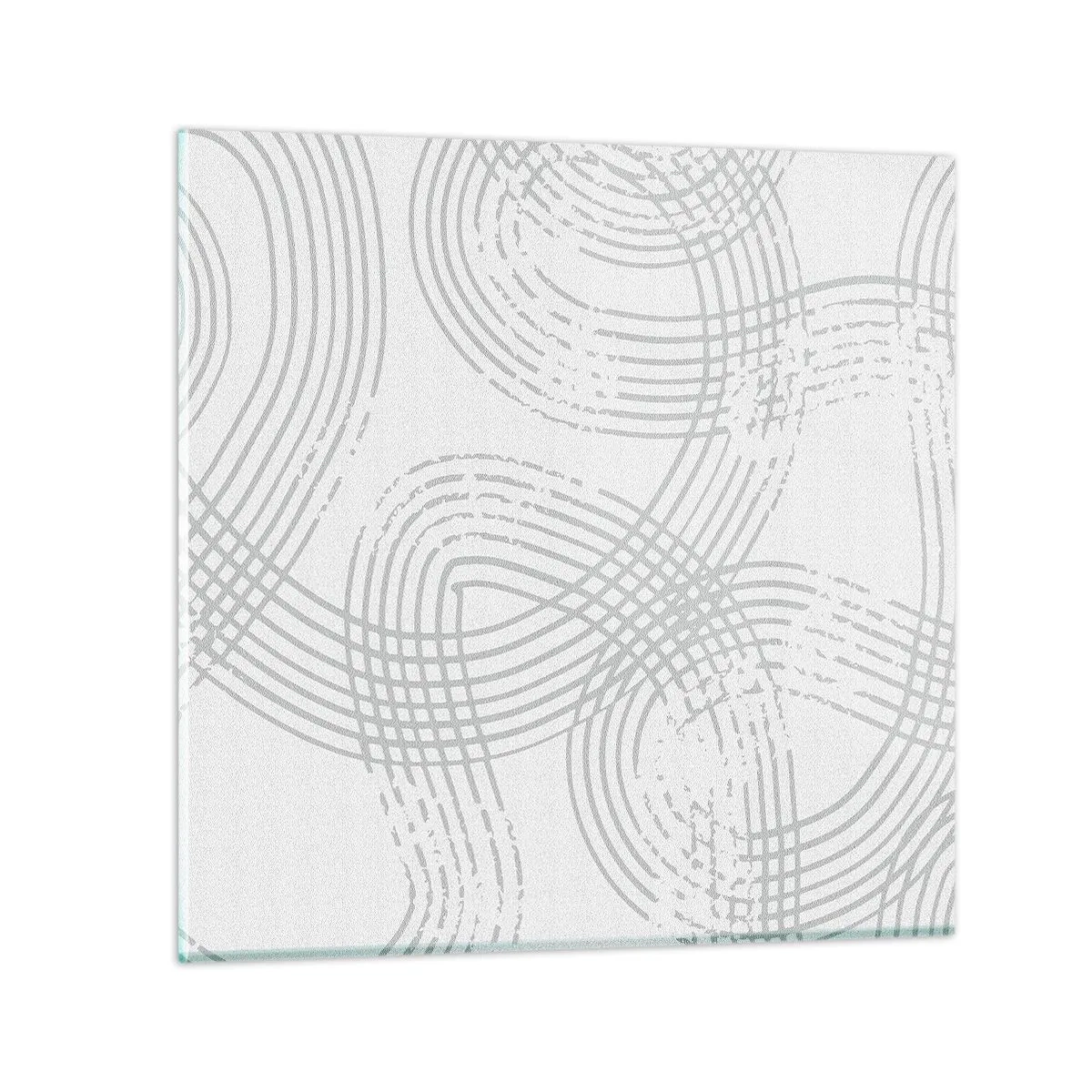 Impression sur verre - Image sur verre - Il n'y a pas de chemin droit - 70x70 cm