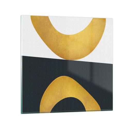 Impression sur verre - Image sur verre - Avant tout : l’or - 40x40 cm