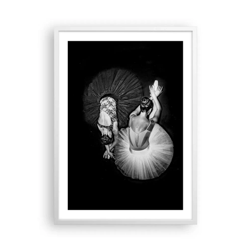 Affiche dans un cadre blanc - Poster - Jin et jang – équilibre idéal - 50x70 cm