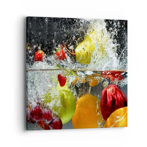 Impression sur toile - Image sur toile - Rafraîchissement fruité - 40x40 cm