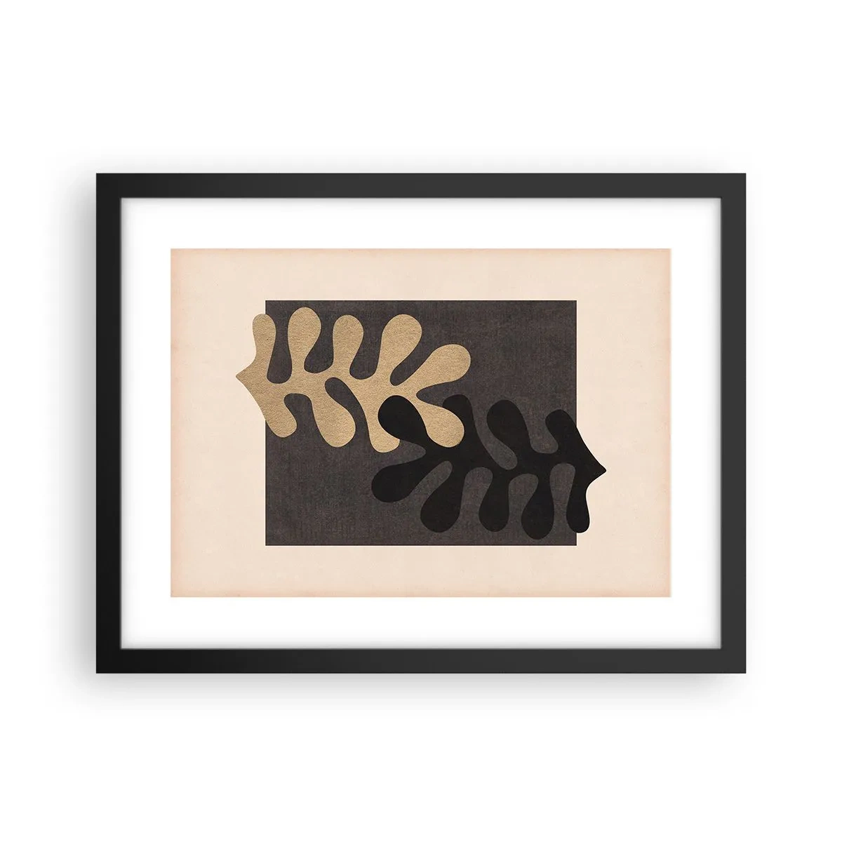 Affiche dans un cadre noir - Poster - Absence et complément - 40x30 cm